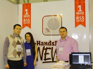 В рамках iForum 2013 Лаборатория Инноваций Коновалова представила уникальный RSS reader c голосовым управлением