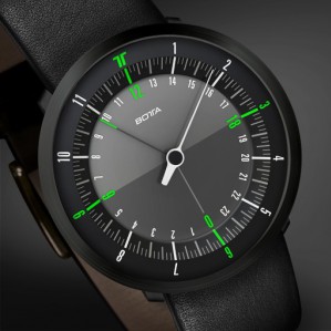 Botta-Design представляет часы DUO green для двух часовых зон с оптимальной читабельностью