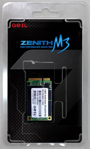 GeIL Zenith M3 – SSD-накопители с интерфейсом mSATA