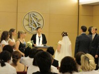 Красивая церемония венчания