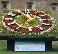 Львовские цветочные часы от «Киевстар» отмечены швейцарской газетой «Трибюн де Женев»