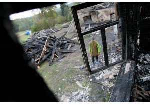 В Новгородской области почтили память погибших при пожаре в психоневрологическом интернате