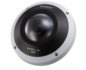 Новый продукт Sony — мини купольная камера с 360° паноморфным объективом и 5 МР