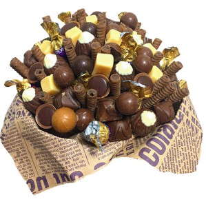 Дивуємо цукерками - солодкі букети, оригінальний подарунок до свята