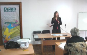 11 февраля 2012 года руководитель аналитического отдела Компании «Динай» Степанец Анна выступила с докладом 