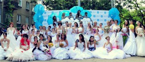 У «Влюбленного Сердца» в Одессе «Киевстар» организовал парад невест