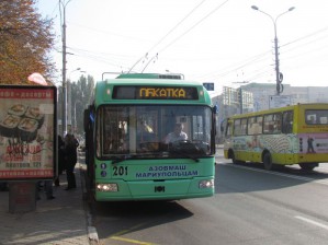 «Азовмаш» помогает мариупольцам в обновлении троллейбусного парка 