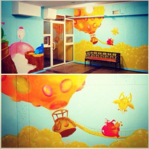  «ЗИП» разукрасил «официальные стены» Днепропетровского роддома